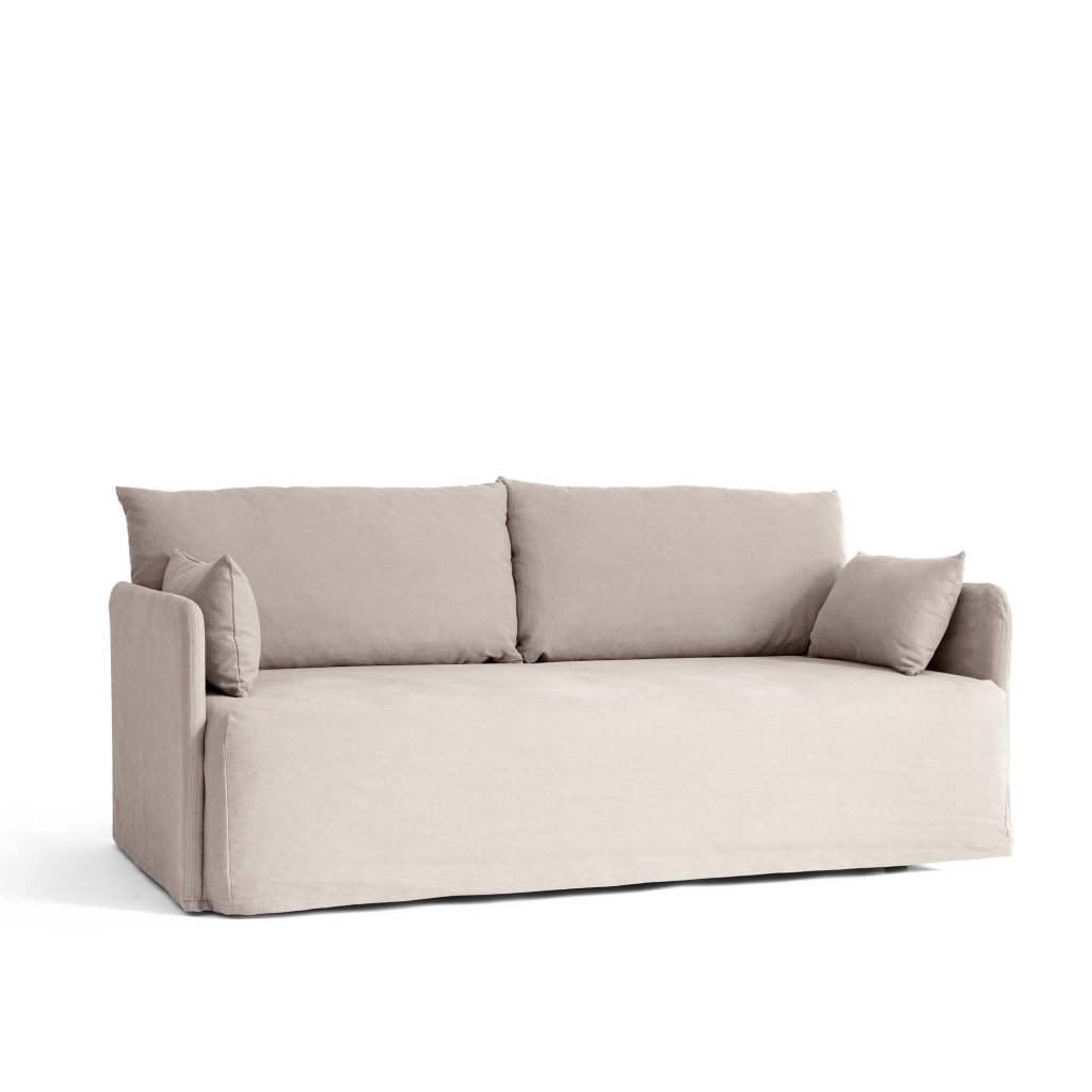 2-sits soffa – Offset 2-sits Med Loose Klädsel Tyg Cotlin Oat – Beige