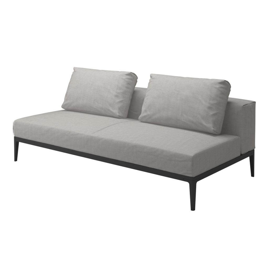 Soffa Utomhus – Grid Lounge Mitt Enhet Meteor/Seagull