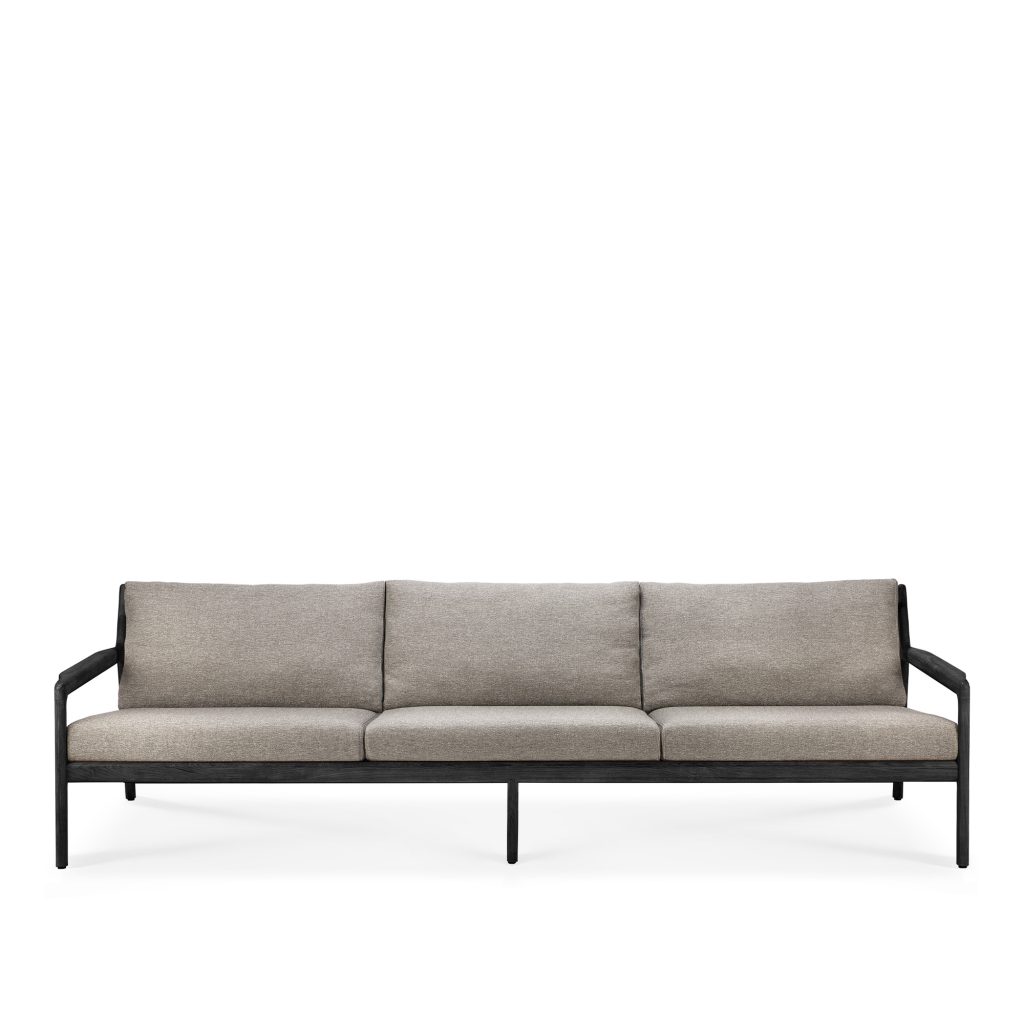 Soffa Utomhus – Jack Utomhussoffa -Teak Svart-/Mocha, 3-sits – Svart