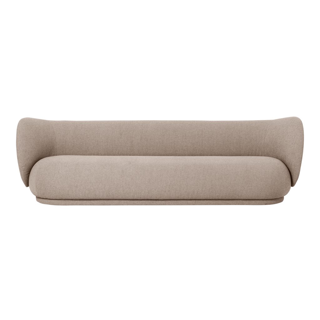 4-sits soffa – Rico 4-sits Bouclé Sand