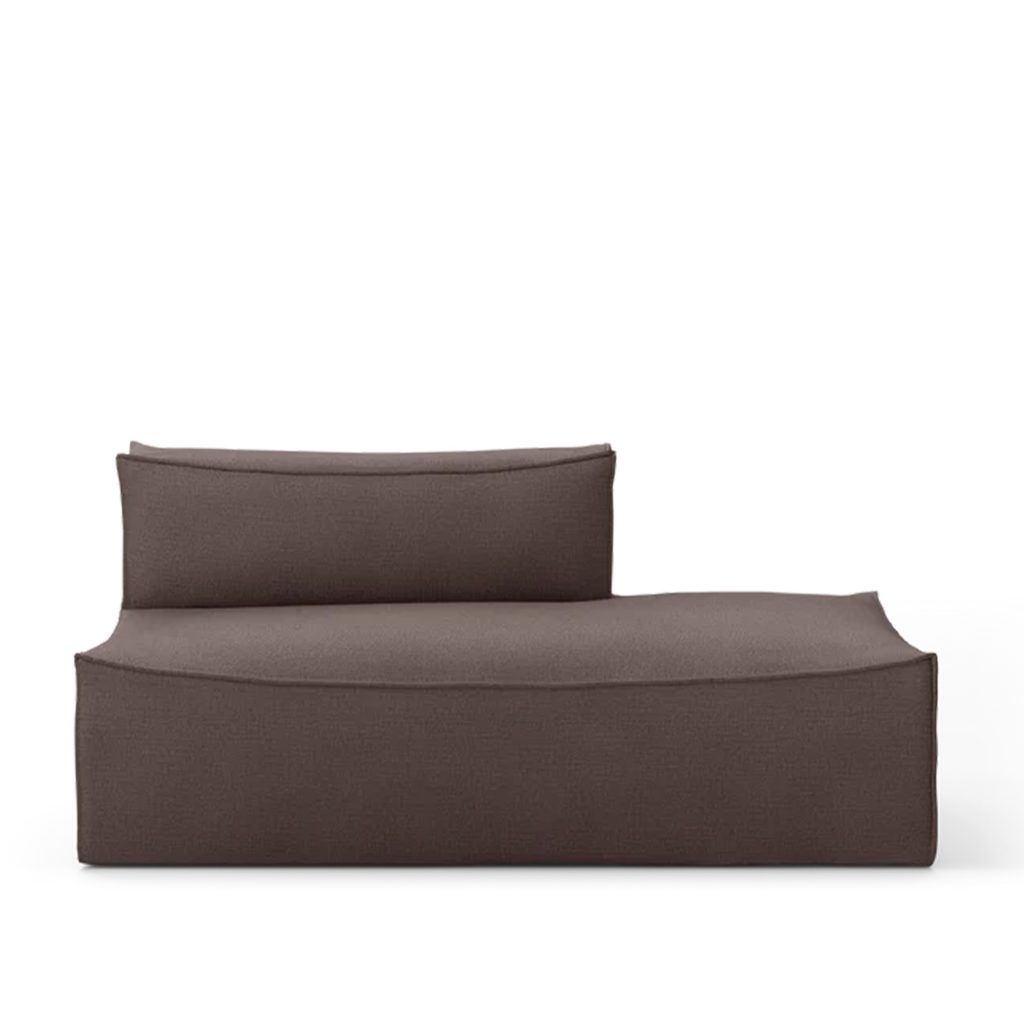 Hörnsoffa – Öppen ände Höger L301 – Brun