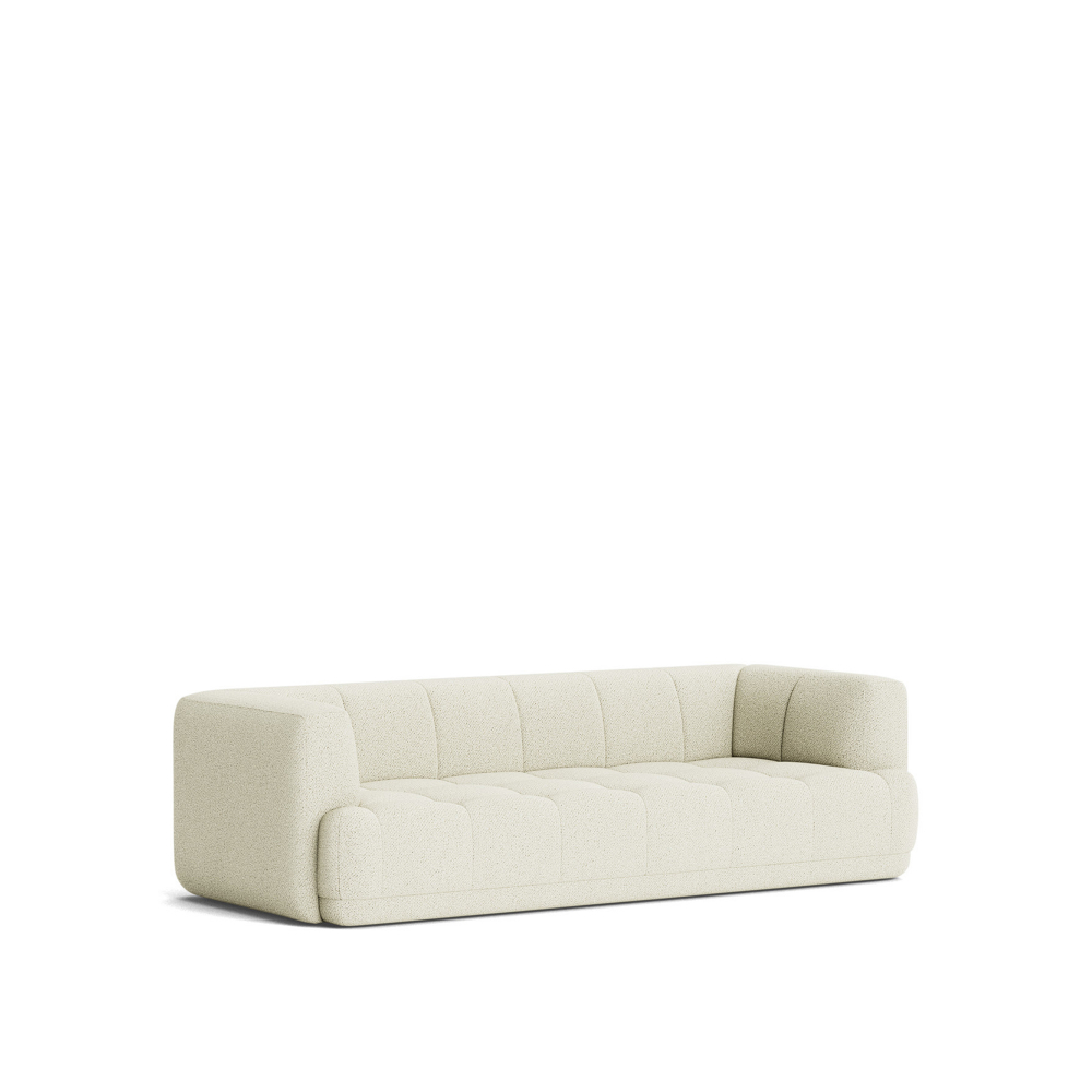 3-sits soffa – Quilton 3-sits – Vit