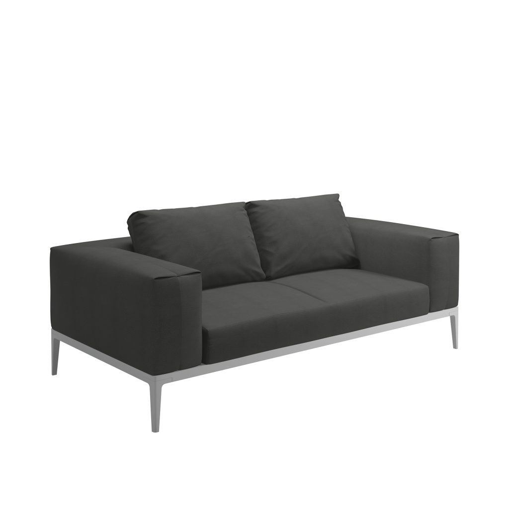 Soffa Utomhus – Grid, Ram Vit, Blend Kol
