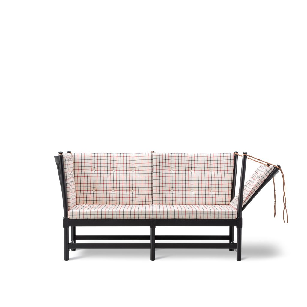 2-sits soffa – The Spoke-Rygg 2-sits, Svartlackerad ek, 53938 Cotil
