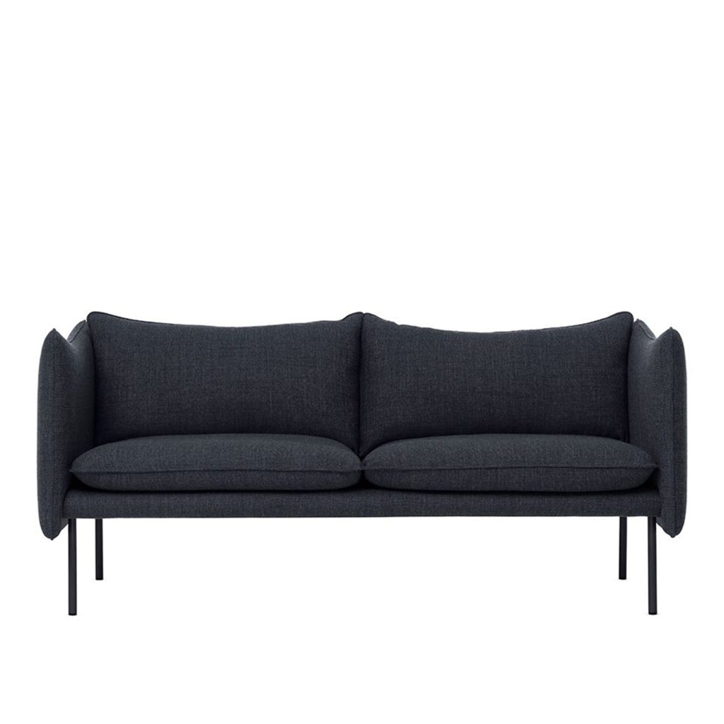 2-sits soffa – Tiki Soffa, 2-sits, Svart Underrede – Beige