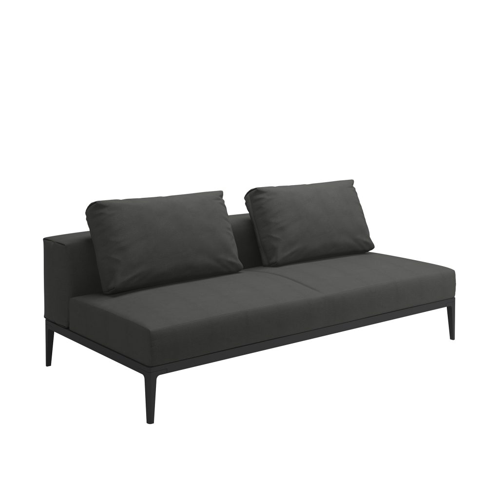 Soffa Utomhus – Grid Mitt Enhet, Ram Meteor, Blend Kol