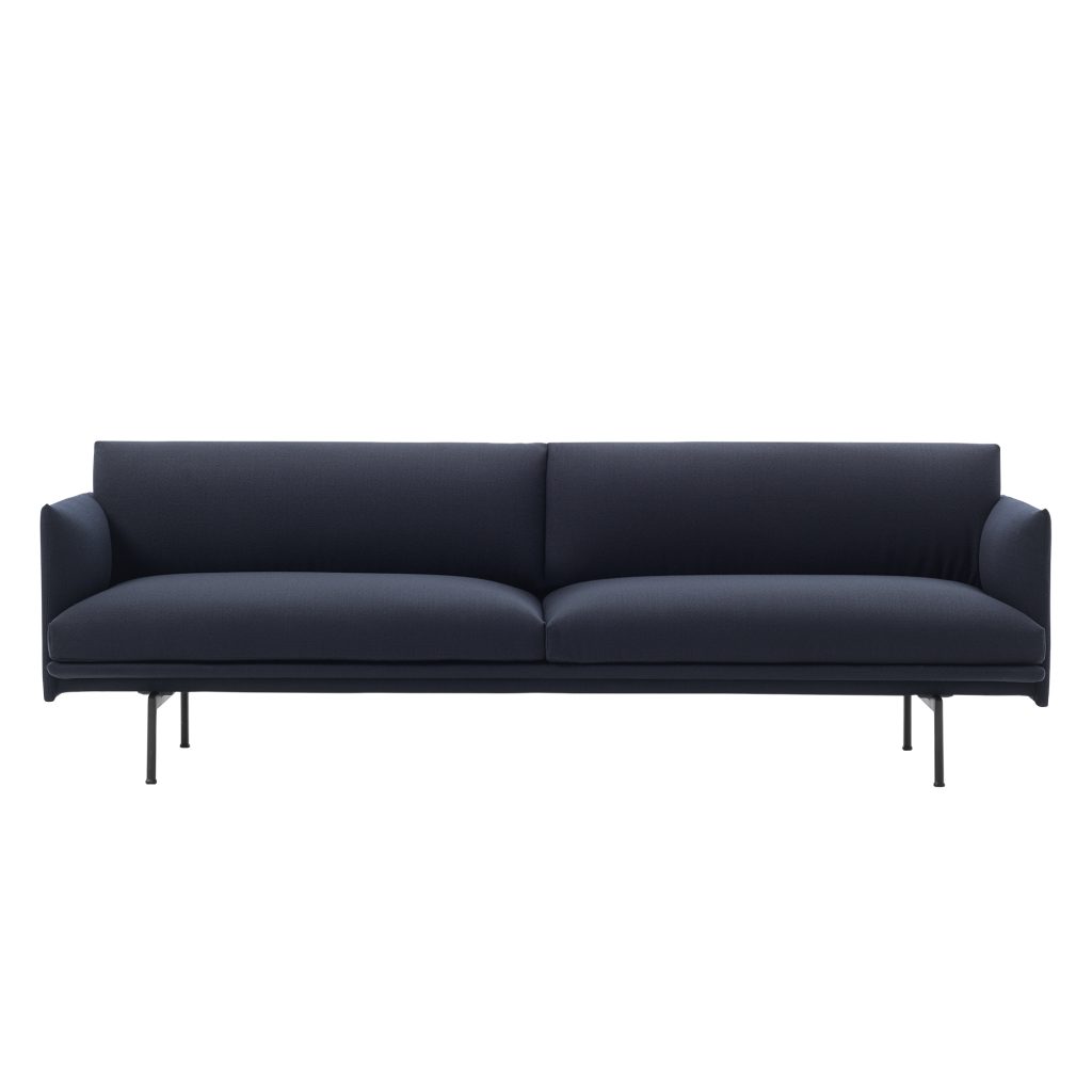 3-sits soffa – Outline 3-sits – Blå