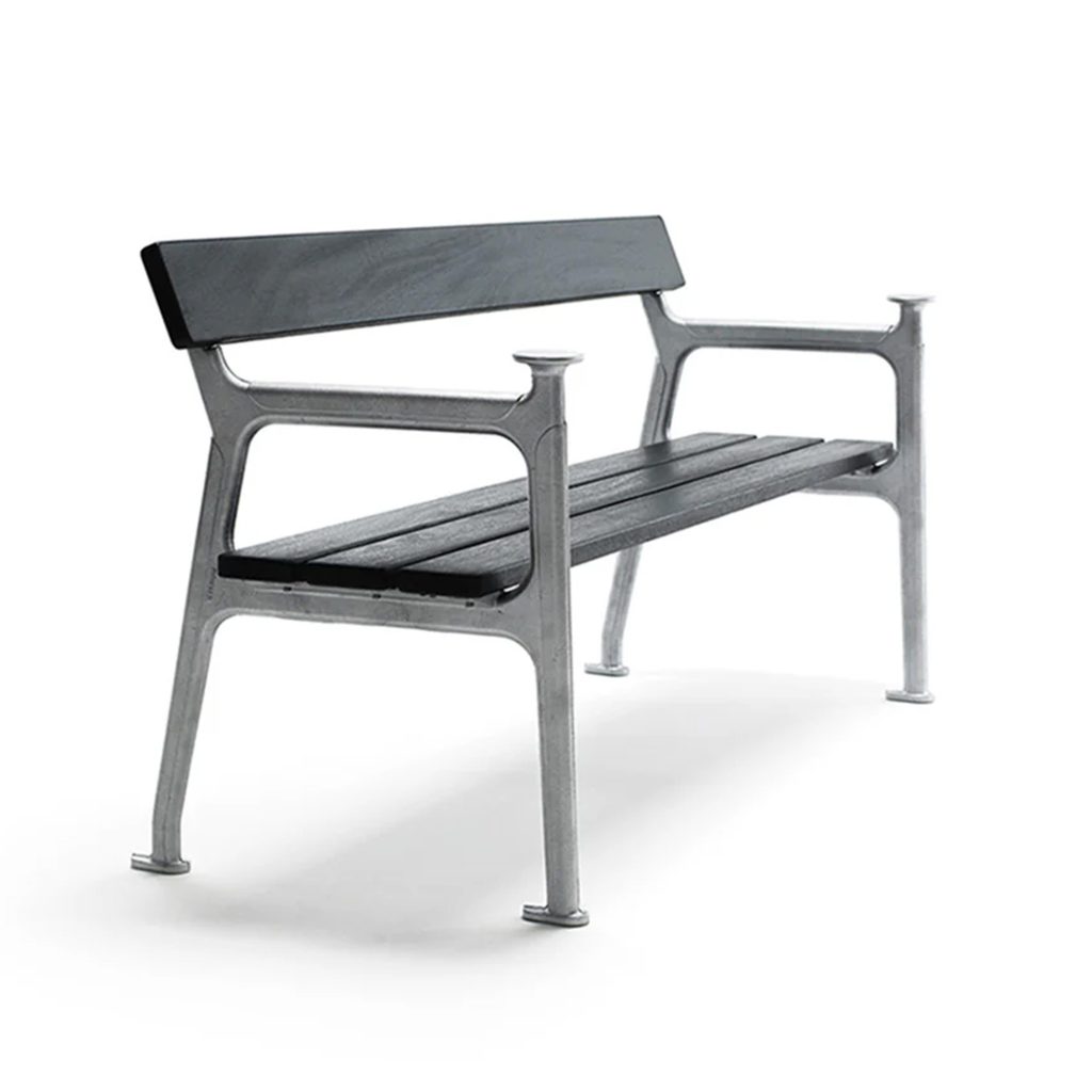 Soffa Utomhus – Soffa Vilamoura, Svartlaserad Mahogny/Natur – Natur