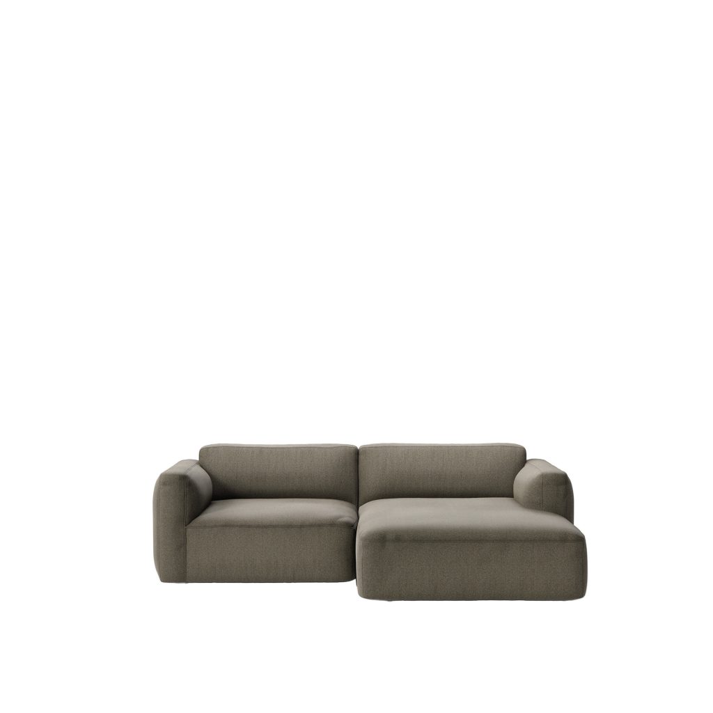 Modulsoffa – Develius Mellow Konfiguration B – Barnum 8 Medium Grön