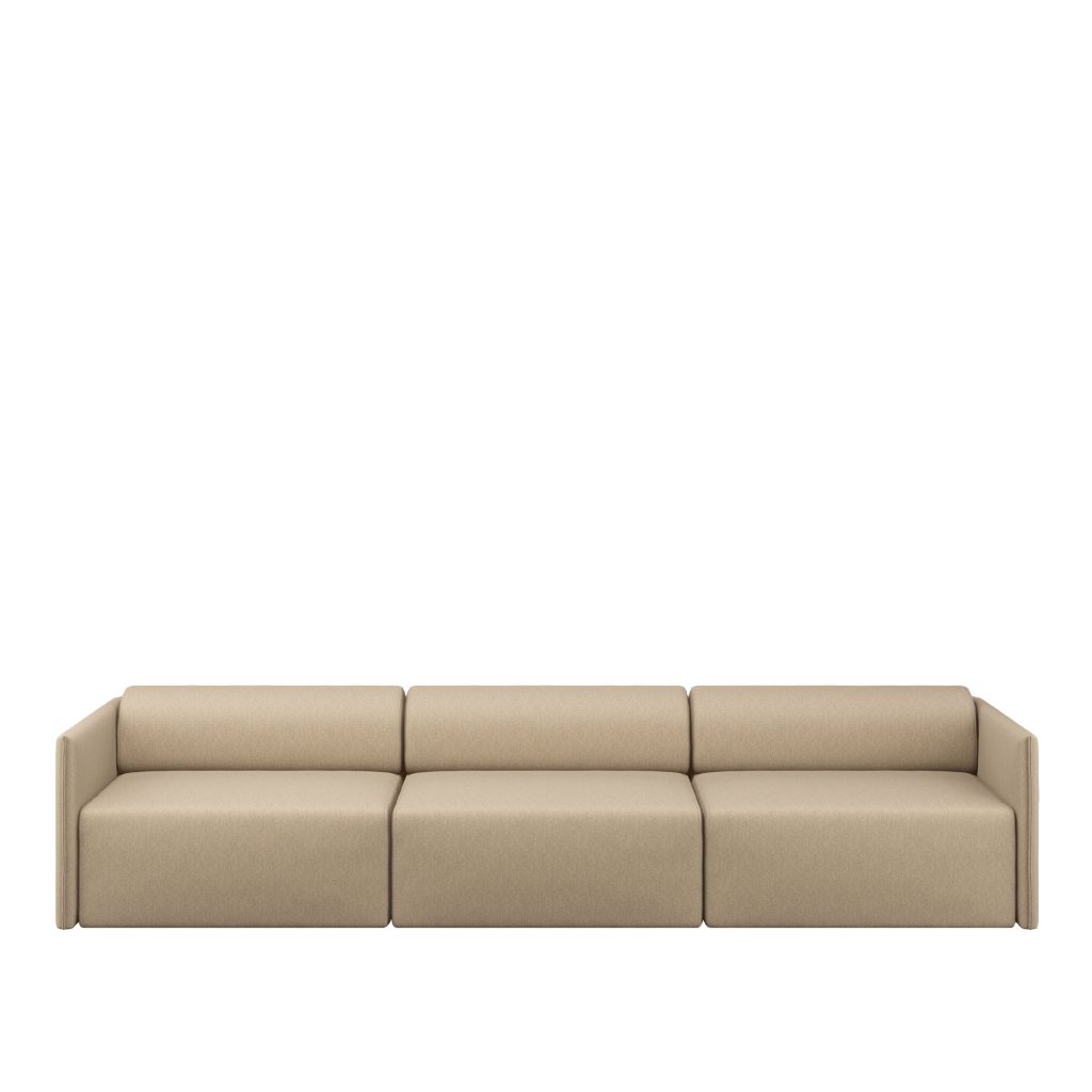 3-sits soffa – Palo Block 3-sits Låg Rygg Beige – Beige