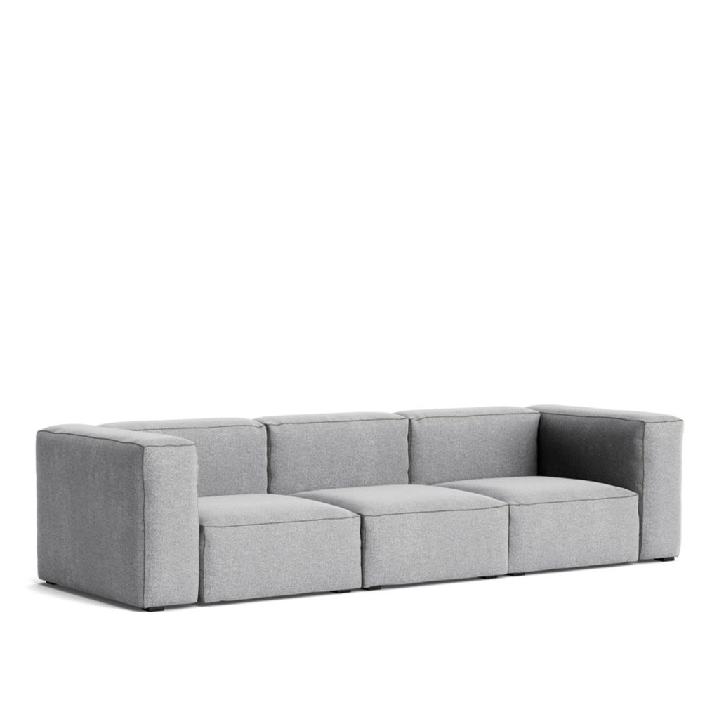 3-sits soffa – Mags Mjuk 3-sits Kombination 1, Mörk Grå Sömmar – Hallingdal 65 130