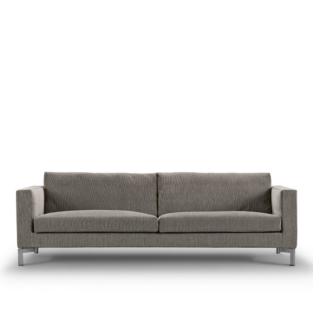 3-sits soffa – Zenith 3-sits, Bredd: 240 cm, Tyg: Kat. 3 – Svart