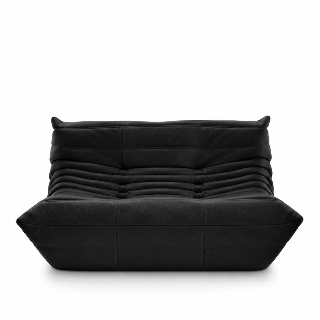 Hörnsoffa – Togo Liten Kyoto Noir Läder 5291