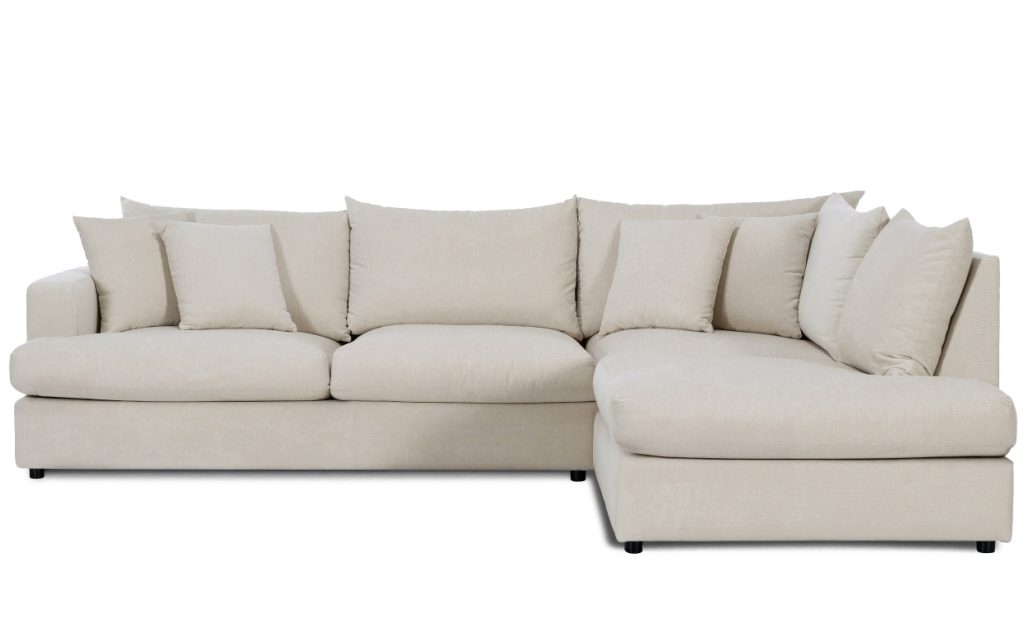 BOLNUEVO L-Soffa Höger Beige