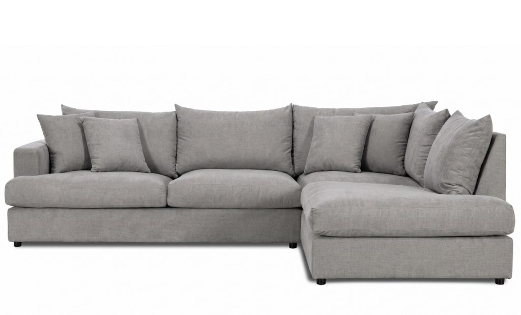 BOLNUEVO L-Soffa Höger Grå