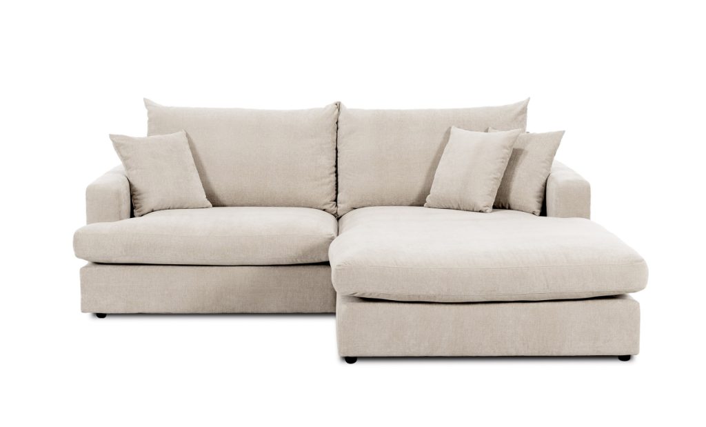 BOLNUEVO Divansoffa Höger Beige