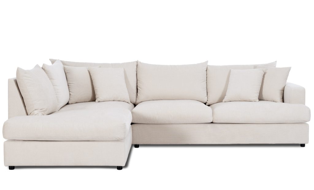 BOLNUEVO L-Soffa Vänster Offwhite