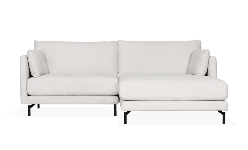 LINDE Divansoffa Höger Offwhite