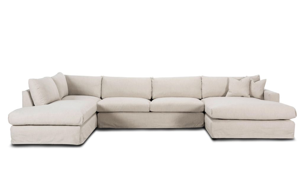MAXIME U-Soffa Vänster Beige