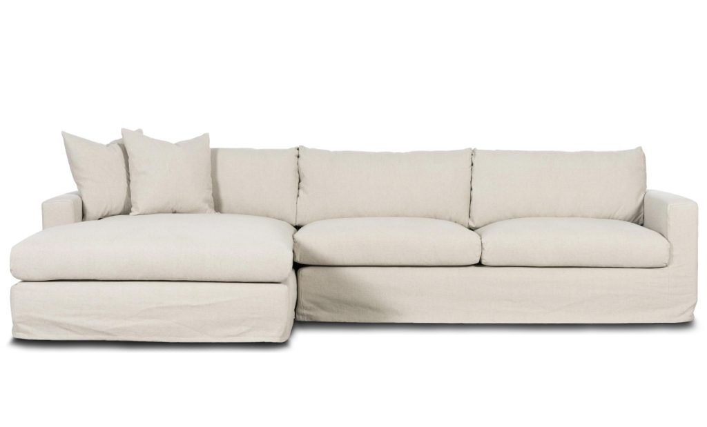 MAXIME Divansoffa Vänster Beige