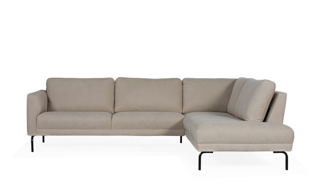 PORTOFINO L-Soffa Höger Mörkbeige