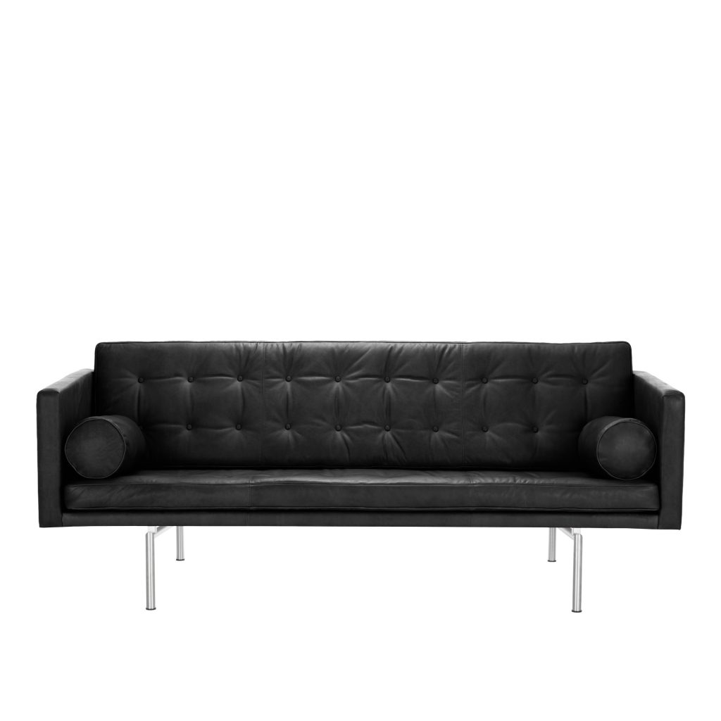 3-sits soffa – Ritzy 3-Sitssoffa, Läder Dakota 88 Svart – Svart