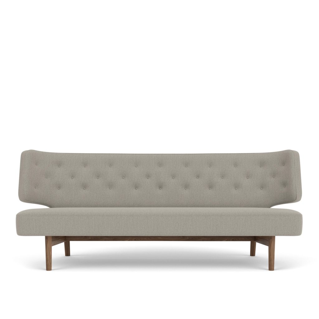 Soffa – Radiohus P2 Valnöt / Re-wool 0218 – Beige