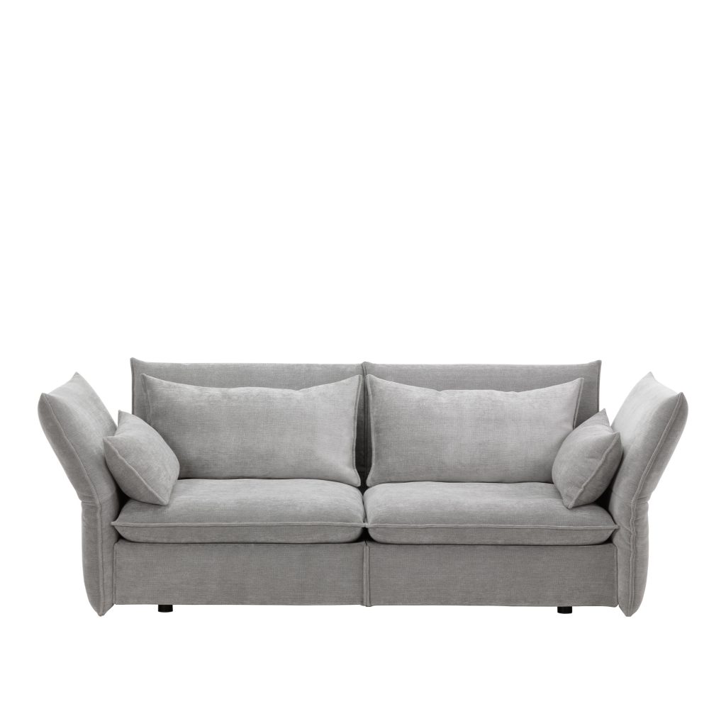 2-sits soffa – Mariposa 2 1/2-sits, Iroko 2 02 Silver Grå – Grå