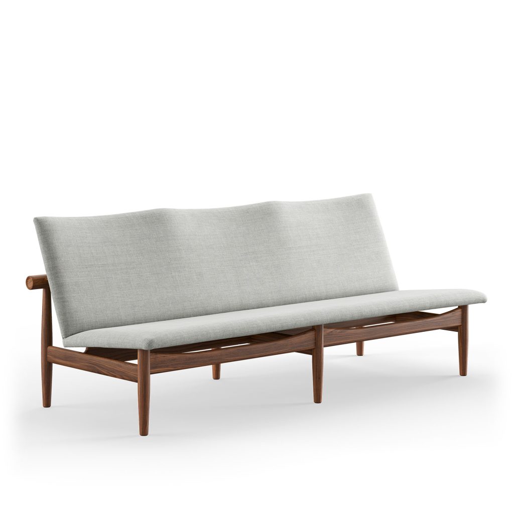 3-sits soffa – Japan 3-sits, Valnöt – Träfärgad