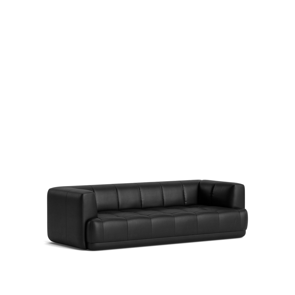 3-sits soffa – Quilton 3-sits, Sense Svart – Vit
