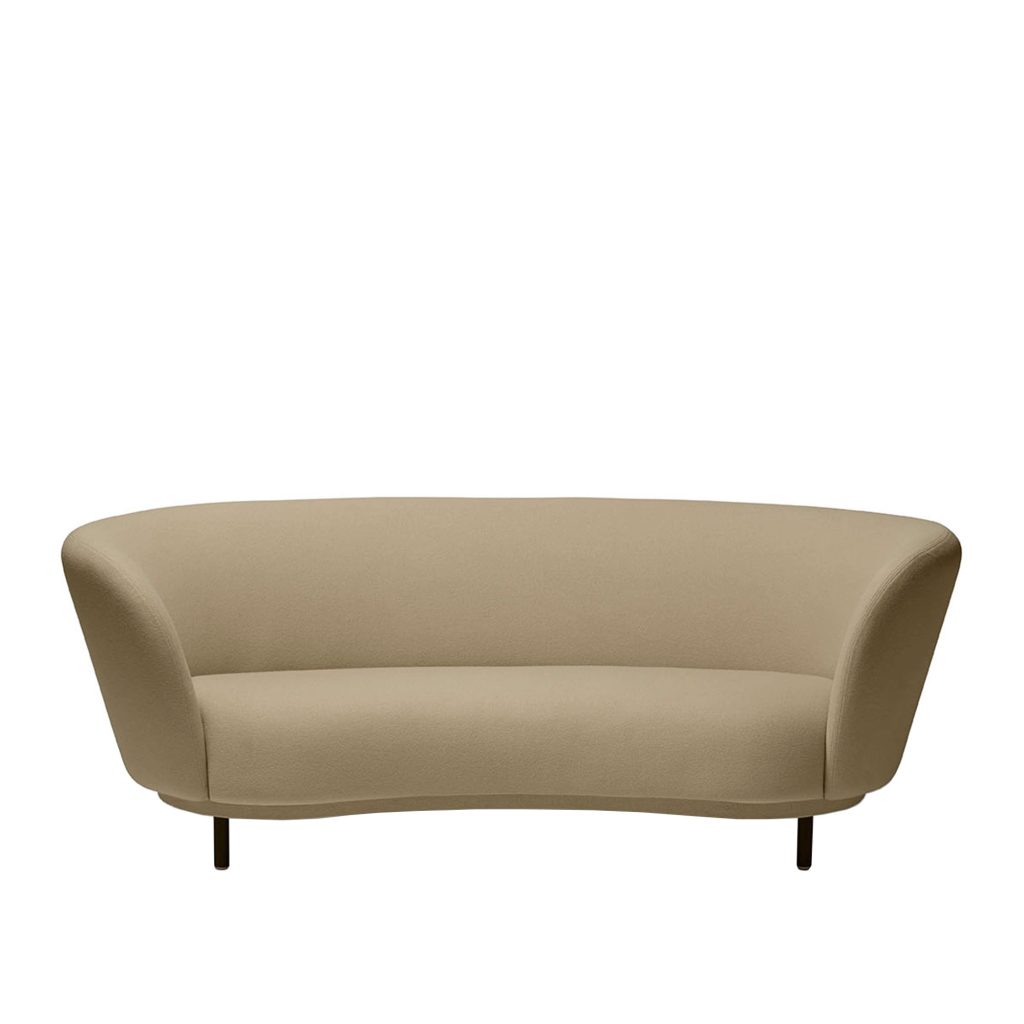 2-sits soffa – Dandy 2-sits, Natur Ek Ben, Tyg D – Vidar 4 0143