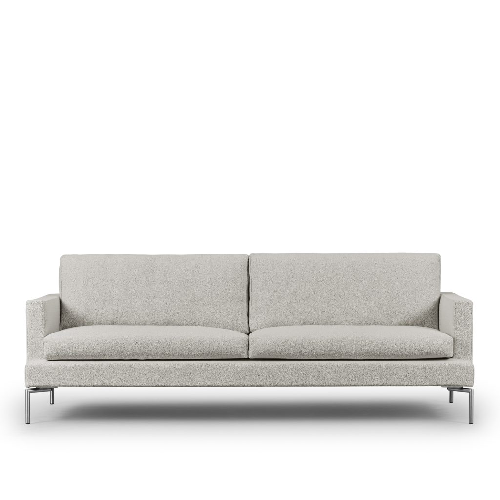 3-sits soffa – Loft 220 cm skumkärna rygg standard ben Promotion Klassisk 27 – Beige