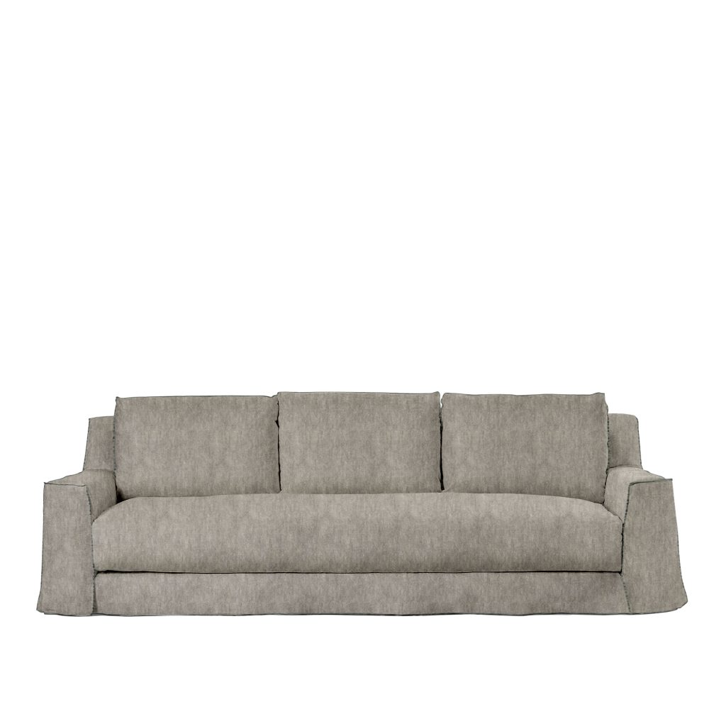 Soffa – Loll 14, Linum Kaki – Grå