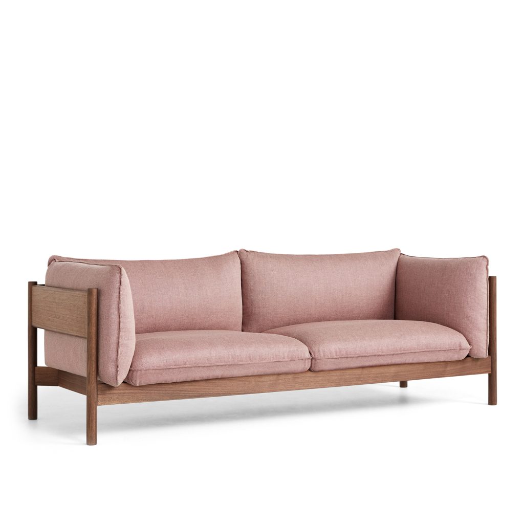 3-sits soffa – Arbour Eco 3-sits Re-wool 648 / Oljad Waxed Valnöt