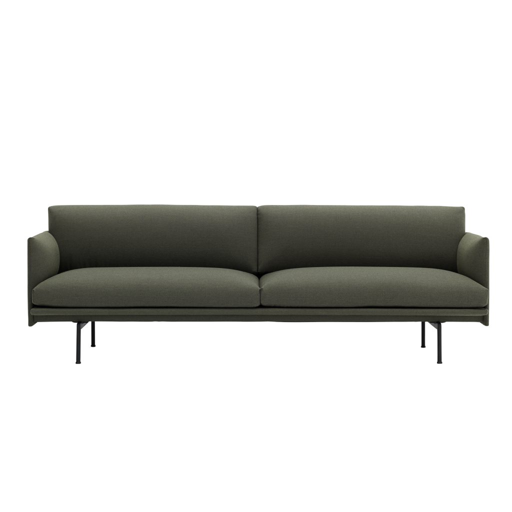 3-sits soffa – Outline 3-sits – Grön