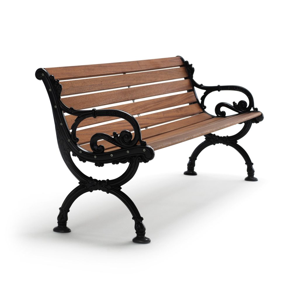 Soffa Utomhus – Soffa Byarum 185 cm Oljad Mahogny / Svart