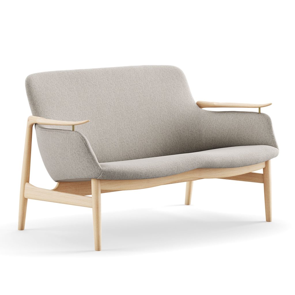 Soffa – 53, Klar Oljad Ek – Träfärgad