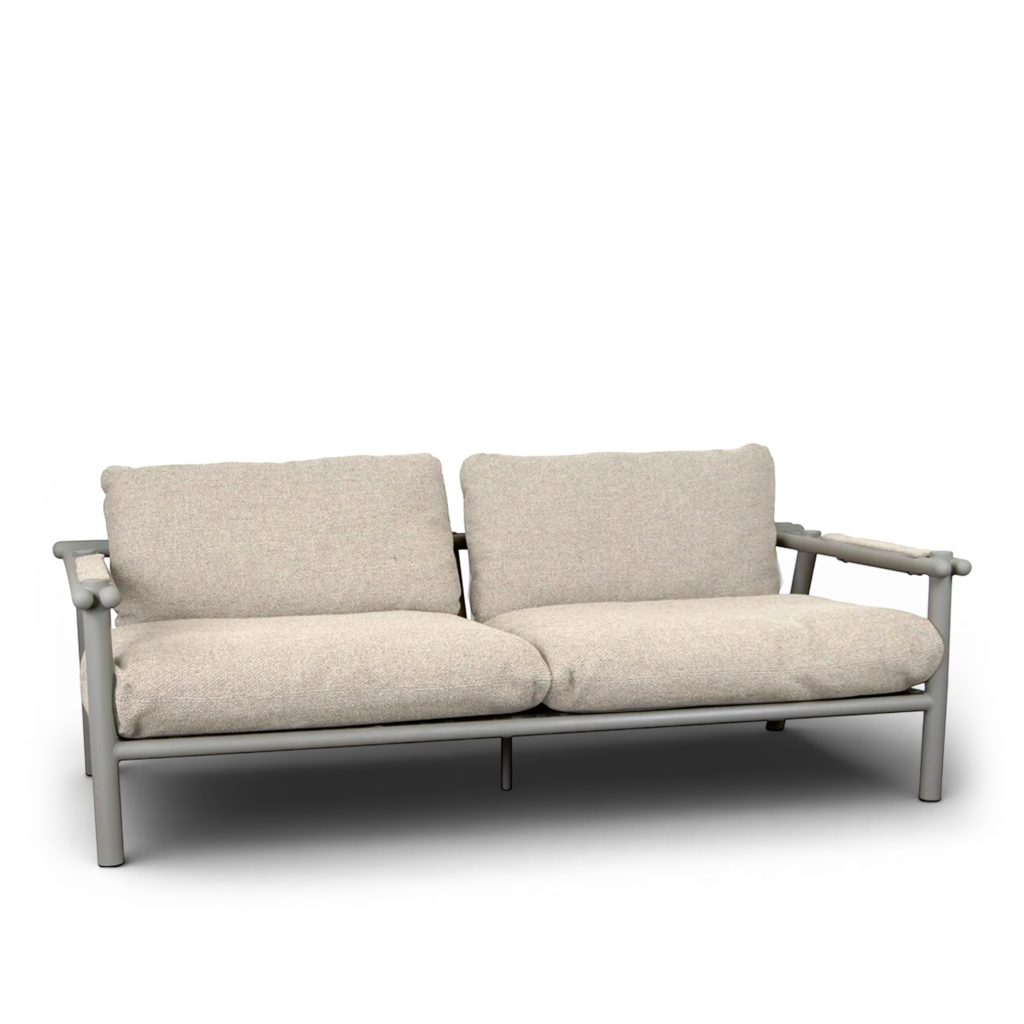 Soffa Utomhus – Sticks Utomhus 2-sits – Taupe, aluminium – Beige