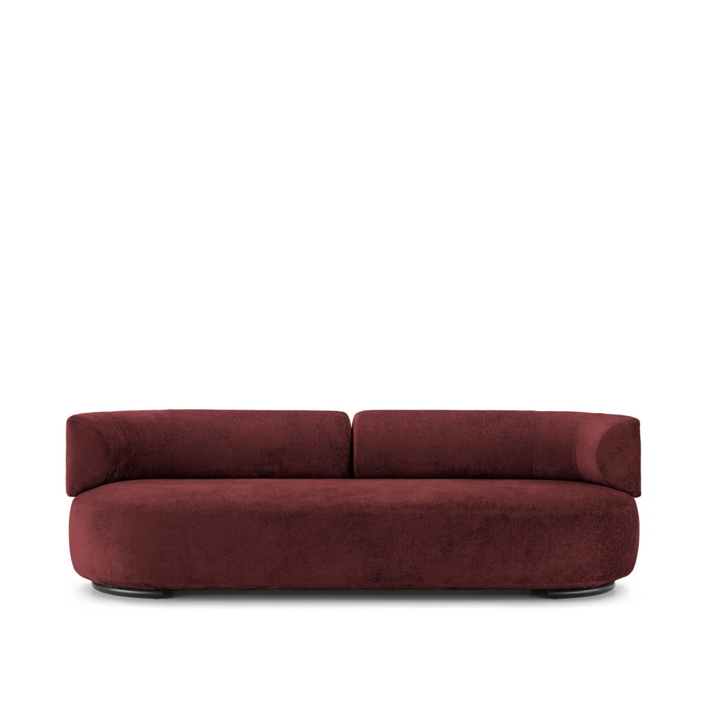 Soffa – K-Waiting Chenille Burgundy – Röd