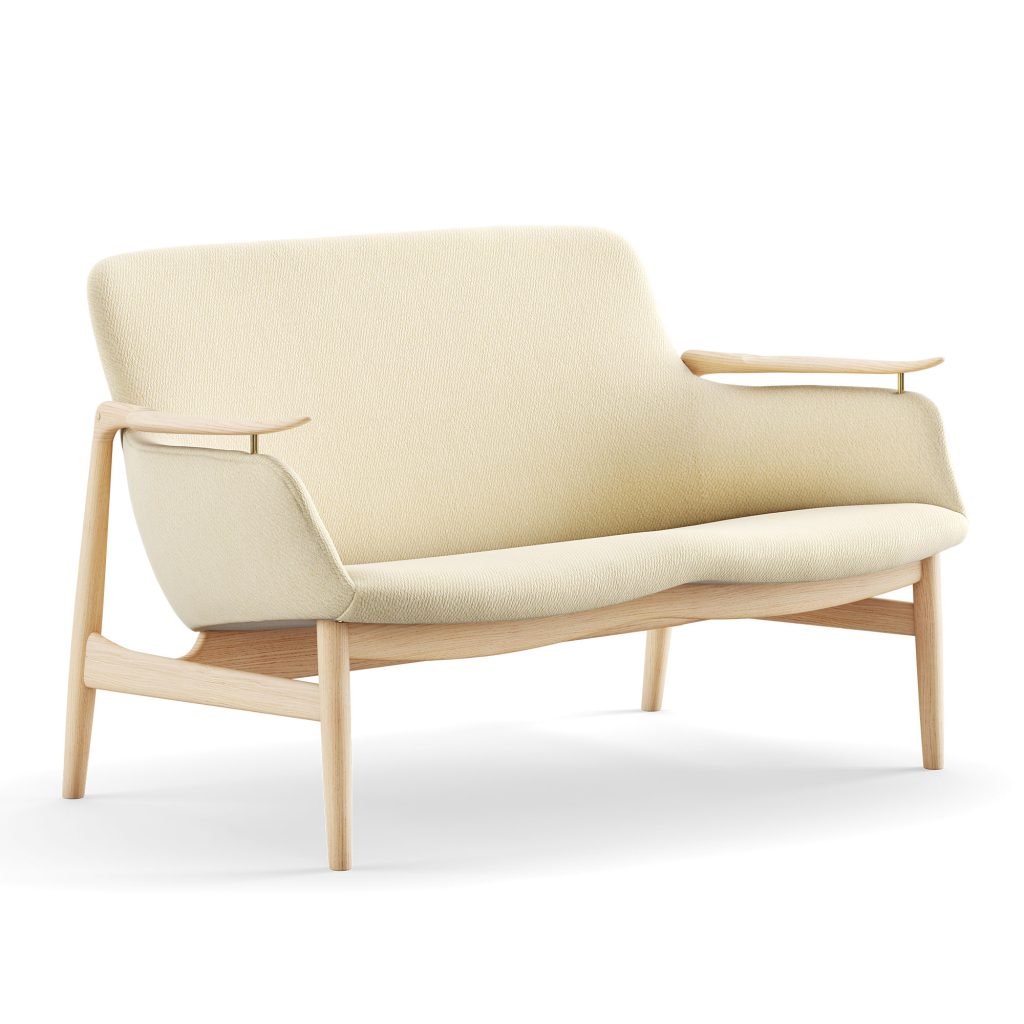 Soffa – 53, Klar Oljad Ek – Beige