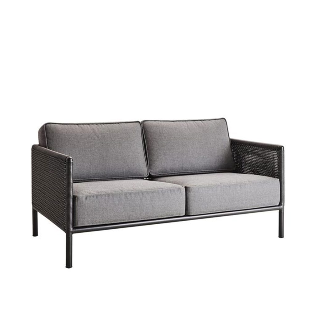 Soffa Utomhus – Encore 2-soffa inkl. grå SoftTouch dyna – Grå