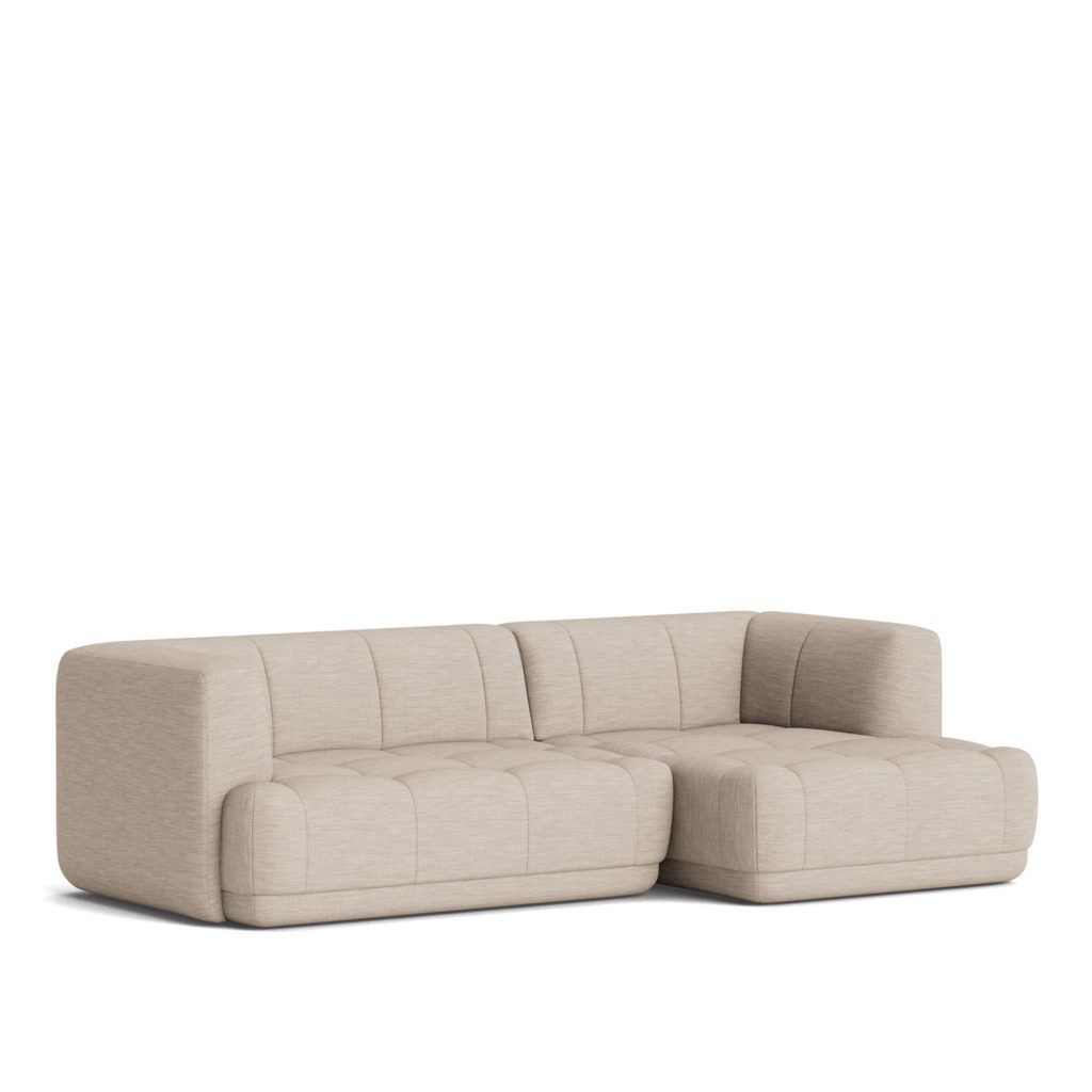 Hörnsoffa – Quilton Kombination 19 Höger – Beige