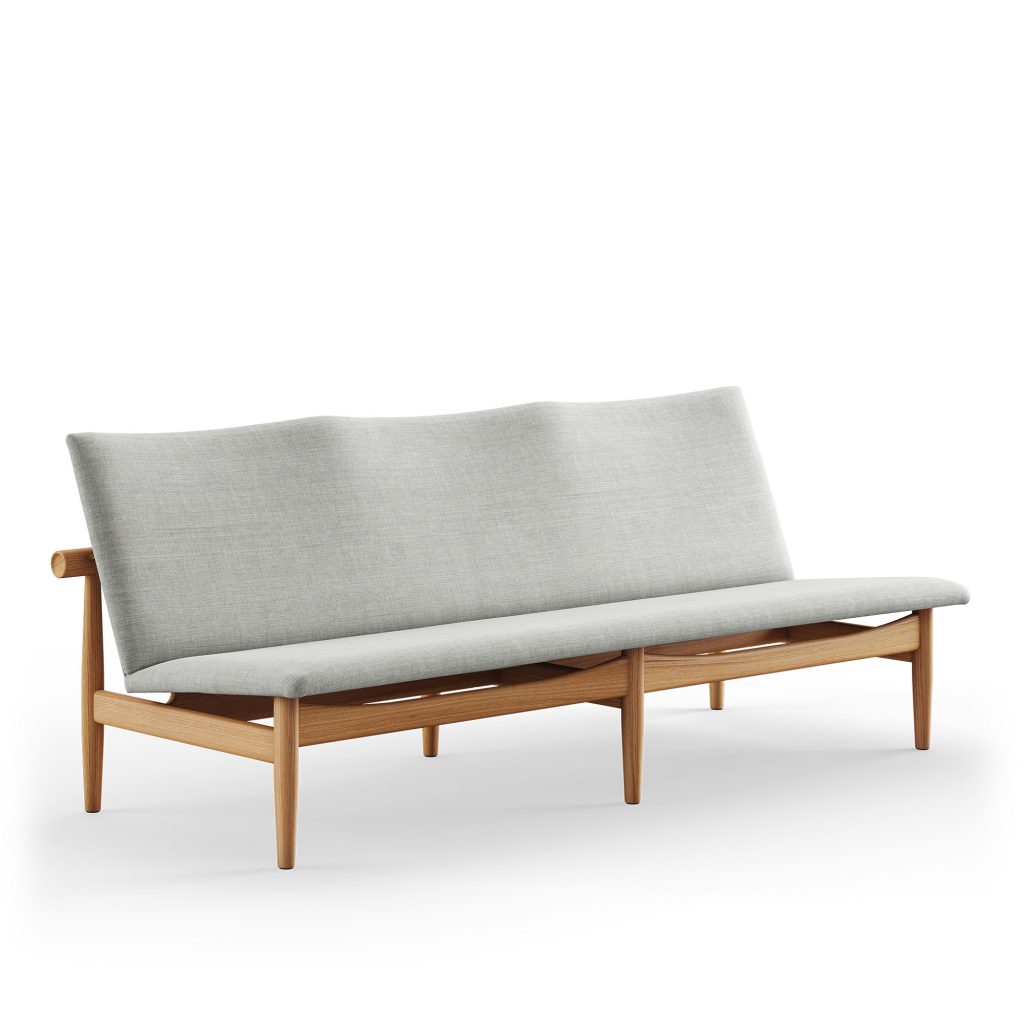 3-sits soffa – Japan soffa 3-sits, Mörk Oljad Ek – Träfärgad