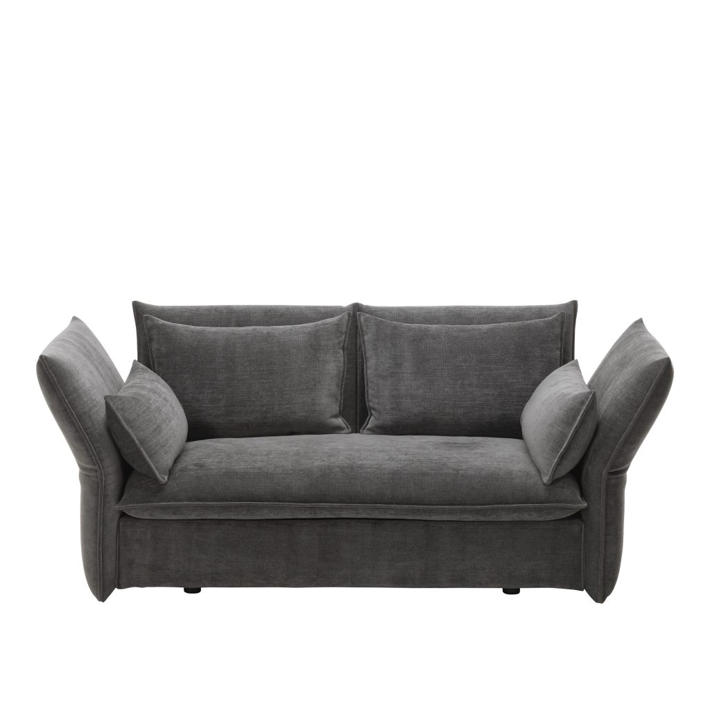 2-sits soffa – Mariposa 2-sits, Iroko 2 08 Mörk Grå – Grå