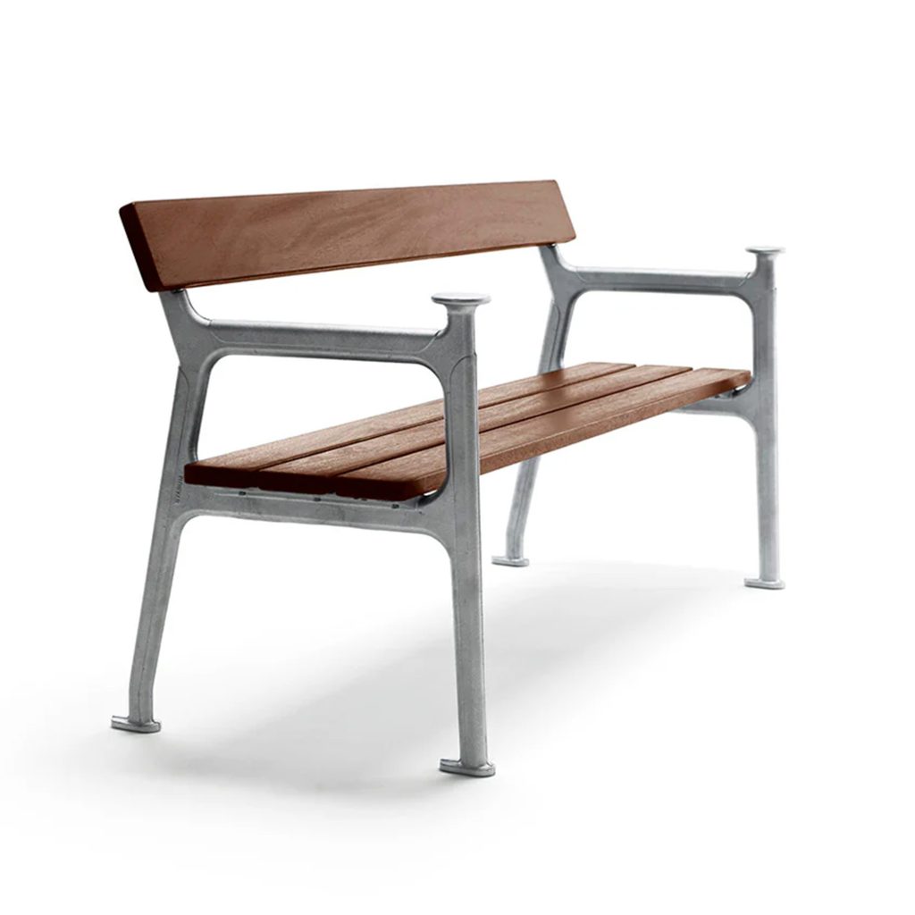 Soffa Utomhus – Soffa Vilamoura, Oljad Mahogny/Natur – Natur