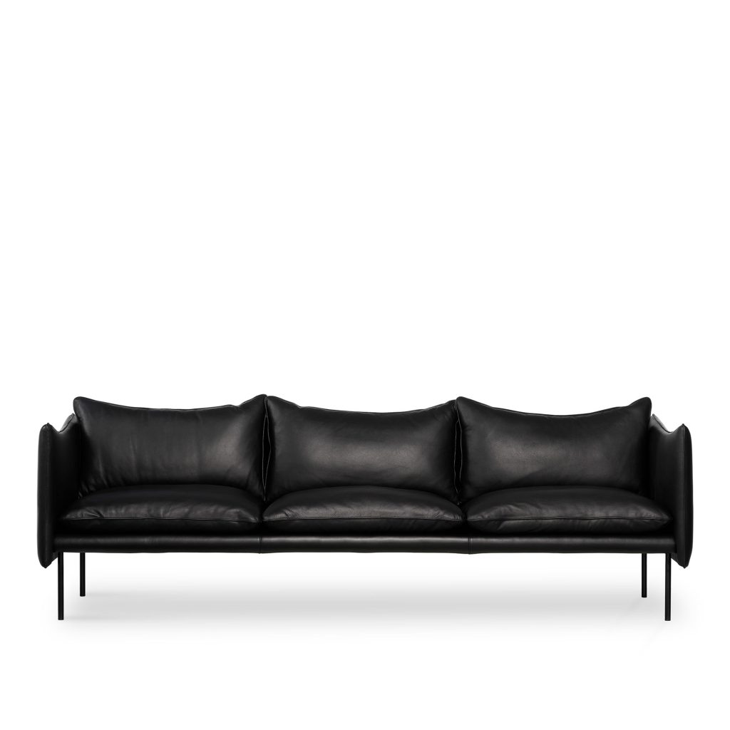 3-sits soffa – Tiki 3-sits Elmotique 99001 / RAL9005 Svart