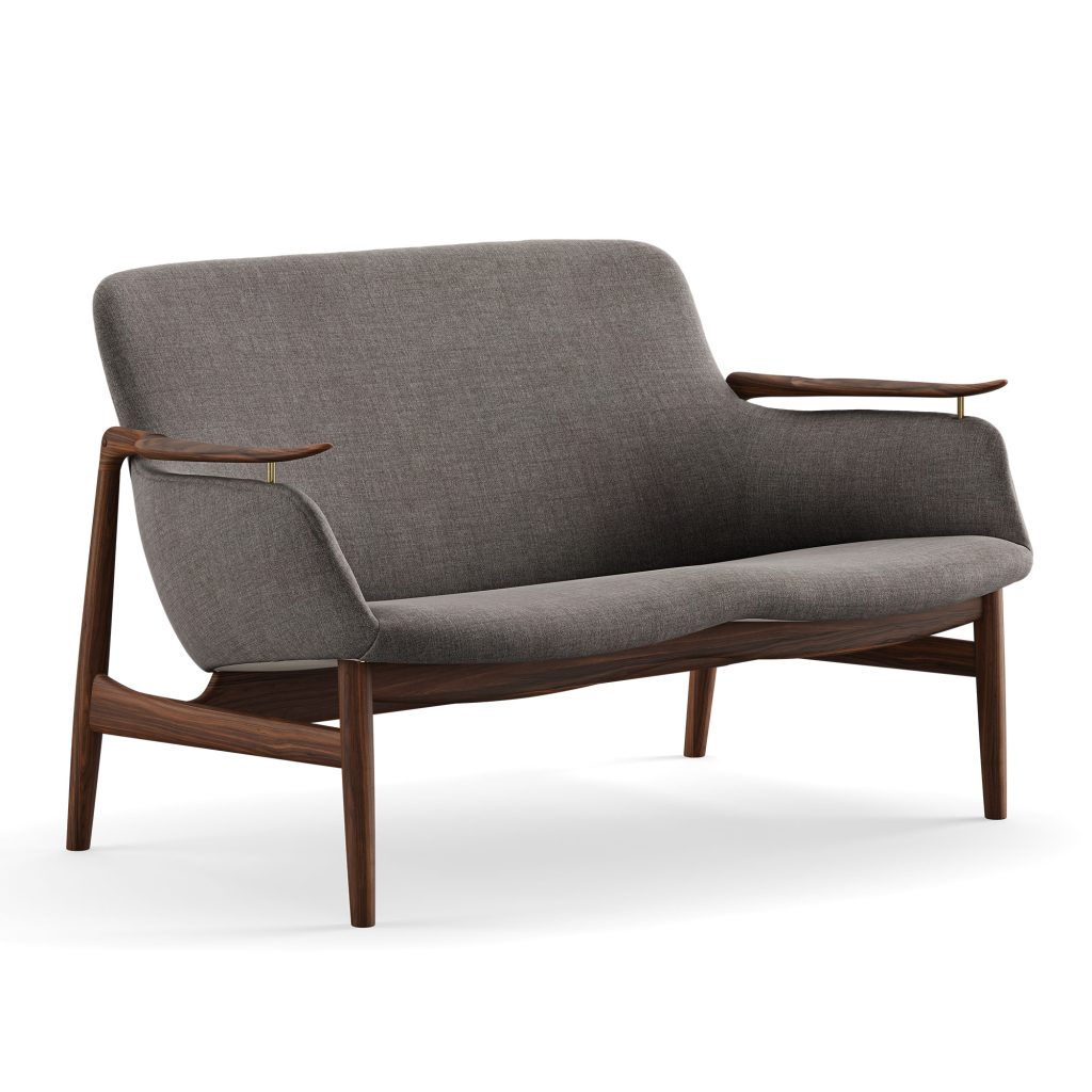 Soffa – 53, Valnöt – Träfärgad